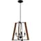 Quoizel Mayline Pendant 4 Lights Matte Black MAL2816MBK - alternate 1